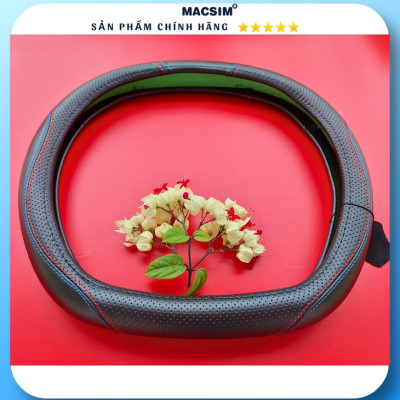 Bọc vô lăng cao cấp Macsim mã BP01 chất liệu da thật - Khâu tay 100%