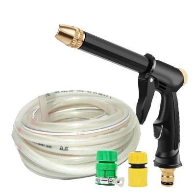 Vòi Xịt Tăng Áp Rửa Xe Ô Tô,Tưới Cây 15m 206810-2 cút nhựa xanh