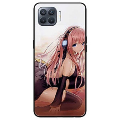 Ốp lưng dành cho Oppo A93 - F17 Pro mẫu Anime Cô Gái Tất Đen