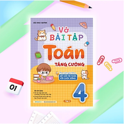 Sách Vở bài tập Toán tăng cường lớp 4 tập 2 (kết nối tri thức với cuộc sống)