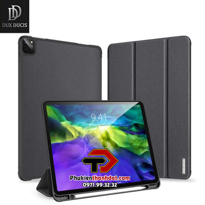 Bao da chống sốc cho iPad Pro 11 2020 chính hãng Dux Ducis Domo có ngăn để bút - Hàng chính hãng