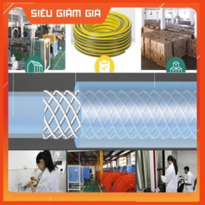 Bộ dây vòi xịt nước rửa xe, tưới cây . tăng áp 3 lần, loại 3m, 5m 206701-3Dđầu đồng,cút,nối đồng+ tặng móc khoá
