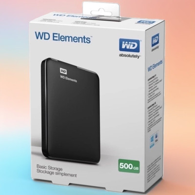 Ổ cứng di động WD Elements USB 500GB: Đối tác lưu trữ đáng tin cậy cho máy tính của bạn