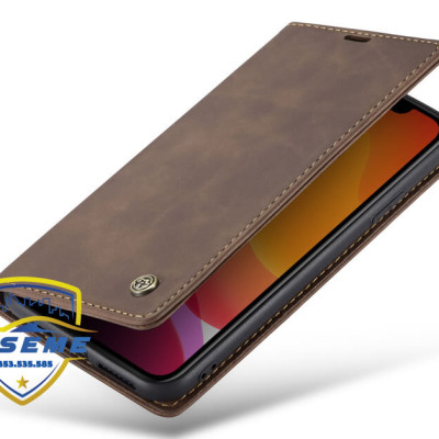 Bao da cao cấp dành cho iPhone 11 Pro Max dạng ví Caseme - Hàng Nhập Khẩu