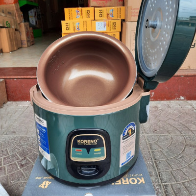 Nồi cơm điện 1,2 lít KORENO KN-612 lòng nồi dày 3 lớp hàng chính hãng bảo hành 12 tháng