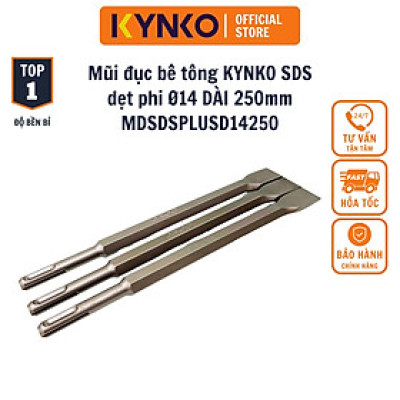 MŨI ĐỤC BÊ TÔNG KYNKO SDS DẸT PHI Ø14 DÀI 250MM MDSDSPLUSD14250
