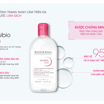 Dung Dịch Tẩy Trang BIODERMA SENSIBIO H2O 250ml - 028703X