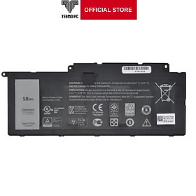 Pin Tương Thích Cho Laptop Dell Inspiron 14 7437 15 7537 17 7737 58Wh – F7Hvr - Hàng Nhập Khẩu New Seal TEEMO PC TEBAT1238
