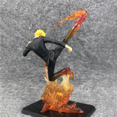 Mô Hình LED Sanji 16cm Hắc Cước Mô hình One Piece Cao Cấp, Figure Mô Hình Anmie One Piece Luffy Vua Hải Tặc