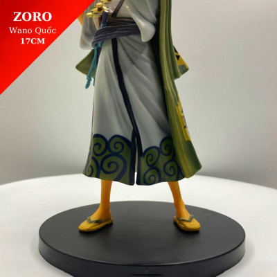 Mô Hình Zoro Wano 17cm Mô hình One Piece Cao Cấp, Figure Mô Hình Anmie One Piece Luffy Vua Hải Tặc