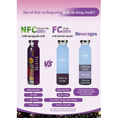 Nước Ép Dâu tằm nguyên chất 100%, Khg đường,Không chất bảo quản,chai 245ML Dùng trực tiếp ( 2chai)