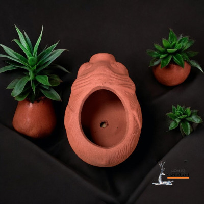 Chậu Gốm Đất Nung Hình chú Heo Con Mini