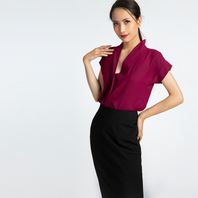 Chân Váy Bút Chì Chân Váy Ôm Thời trang thiết kế Hity SKI031 (Đen Huyền Bí)