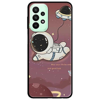 Ốp lưng dành cho Samsung A23 - A53 - A73 - Phi Hành Nền Nâu