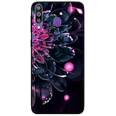 Ốp lưng dành cho Samsung Galaxy M30 mẫu Mẫu Đơn Hồng Đenm