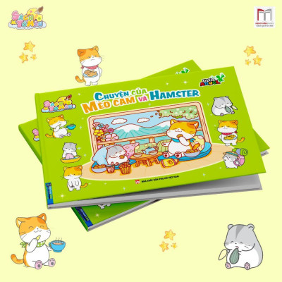 Sách Tô Màu - Baby Three 12 Con Giáp, Bốn Mùa Của Capybara, Chuyện Của Mèo Cam Và Hamster - Combo 3 Cuốn - Minh Thắng