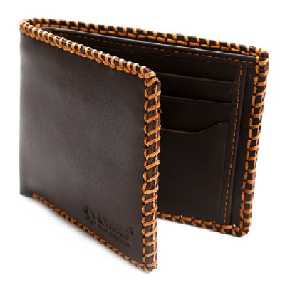 Bóp nam Huy Hoàng đan viền màu da, đen, nâu HJ2134-35-36