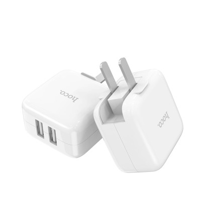 Cục Sạc HOCO C54 2 CỔNG 2A + Tặng Gía Đỡ Điện Thoại - Chính Hãng