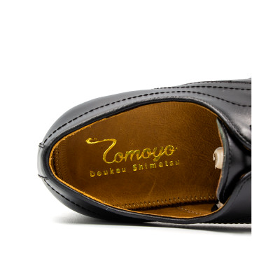 Giày tây nam Oxford Tomoyo đen bóng TMN92101