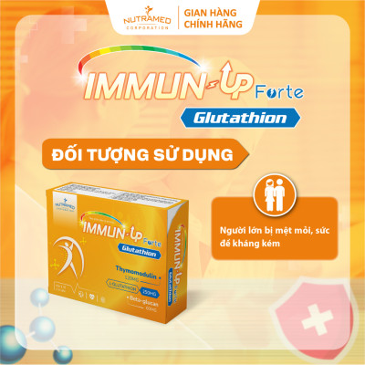 Viên uống Immun Up Forte hỗ trợ tăng cường hệ miễn dịch và phòng ngừa cúm mùa (30 viên) - Nutramed