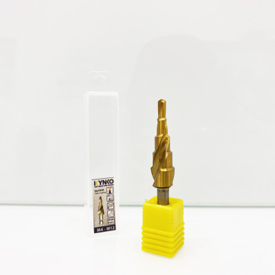 Mũi khoan tháp HSS-4241 đường kính khoan 4-12mm phủ titan siêu cứng KYNKO