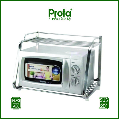 Kệ Lò Vi Sóng Inox Cao Cấp Mẫu Mới Loại Lớn Chắc Chắn Prota - PT-971