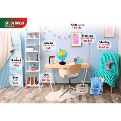 Sách - Từ Điển Bằng Hình Khám Phá Ngôi Nhà Của Bé - Song Ngữ Anh Việt - Việt Thư