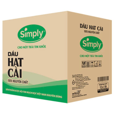 Dầu Hạt Cải nguyên chất chai 1L