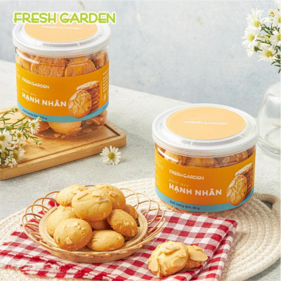 Bánh Quy Ăn Vặt FRESH GARDEN Loại Đặc Biệt 4 Hương Vị Thơm Ngon Tốt Cho Sức Khỏe - Quà Tặng Người Thân Yêu