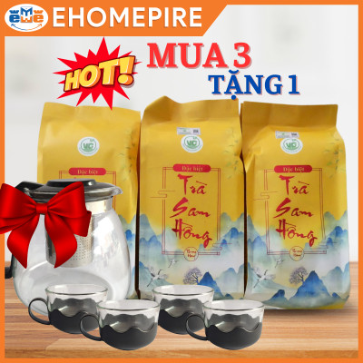 Trà Sam Hồng thượng hạng Đặc biệt (có nấm đông trùng)  VG túi 500gram mát gan, giải độc.