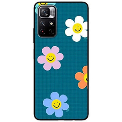 Ốp lưng dành cho Xiaomi Redmi Note 11 5G - Redmi Note 11T - Redmi Note 11S mẫu Hoa Màu Sắc Xanh
