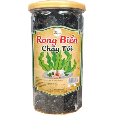 Rong Biển Sấy Tỏi Ớt Thương Hiệu Tân Lộc Phát - Hũ 100G