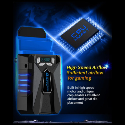 Quạt làm mát máy tính xách tay COOLCOLD K29 điều khiển nhiệt độ thông minh