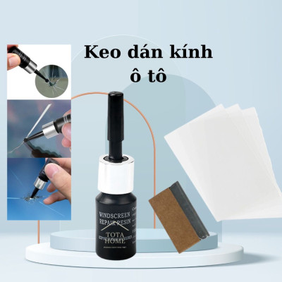 Kính vỡ lại lành, Keo dán kính ô tô phục hồi vết nứt rạn như mới mà khồng cần thay thế