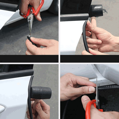 Gioăng cao su, nẹp viền cửa chữ U lõi thép PHUS chống va đập, cách âm, chống ồn cao cấp dài 5m 