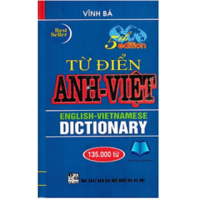 Sách - Từ Điển Anh - Việt 135000 Từ (Bìa Cứng) (HA)