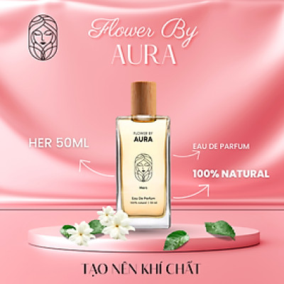 Nước hoa thiên nhiên Flower By Aura_Combo 2 chai Hers 50ml 