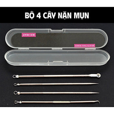 Bộ dụng cụ nặn mụn có hộp đựng GROFA