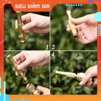 Bộ dây vòi xịt nước rửa xe, tưới cây . tăng áp 3 lần, loại 7m, 10m 206587 cút sập, + tặng đai