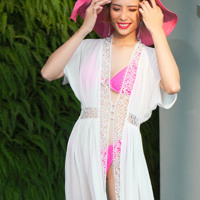 Áo Choàng Đi Biển Nhatrang DRE118 Thời trang thiết kê Hity