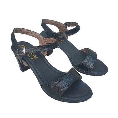 Giày Sandal Nữ Cao Gót HÀ NAM Da Bò Thật Thời Trang Cao Cấp 7cm DNU2131