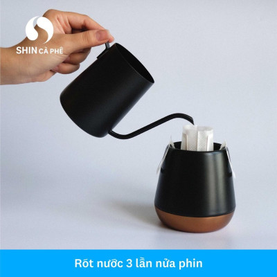 SHIN Cà Phê - Sơn La Blend Phin Giấy tiện lợi - DripBag hộp 10 gói