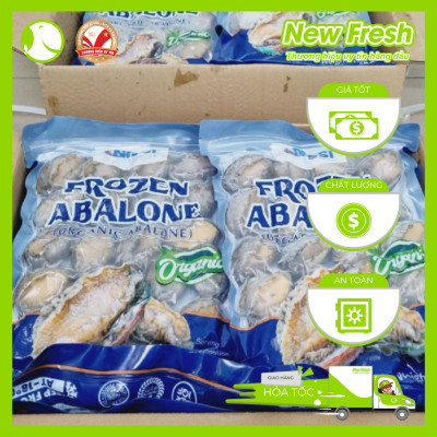 Bào Ngư Đông Lạnh Nissi - Túi 1Kg (20-22 con)