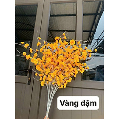 Cành Hoa Đào Râu Cao Cấp Bông To Cánh Đẹp, Hoa Cắm Cổng Cưới, Cắm Bình Trang Trí nhà cửa, sự kiện.Hoa giả - HÀNG CHÍNH HÃNG MINIIN