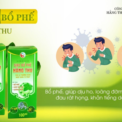 Siro Bổ Phế HT giúp hỗ trợ bổ phế. Hỗ trợ giảm ho, hỗ trợ giảm đờm, giảm đau rát họng, công dụng tiêu đờm, bổ phổi