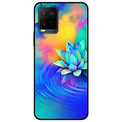 Ốp lưng dành cho Vivo Y21 - Vivo Y21s mẫu Sen Xanh Nước