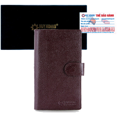 Ví nam da bò dáng đứng màu da, đen, nâu Huy Hoàng HC2144-45-46