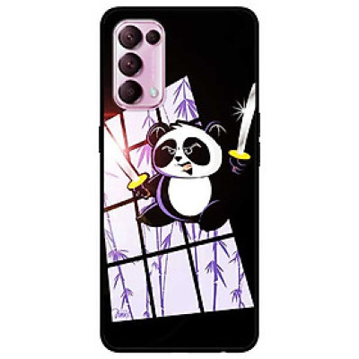 Ốp lưng dành cho Oppo Reno 5 mẫu Gấu Cầm Gươm