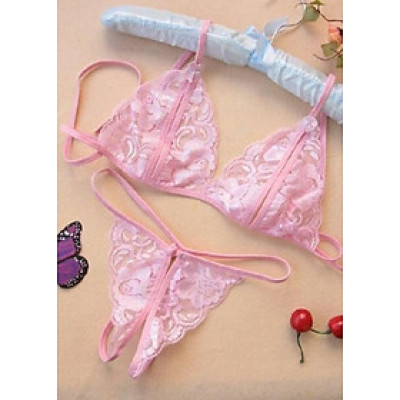 Bộ đồ lót lọt khe 2 mảnh sexy - 4001