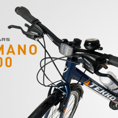 Xe đạp Tekko thể thao City C300 Khung nhôm cao cấp - Phù hợp với người cao từ 1m45 trở lên